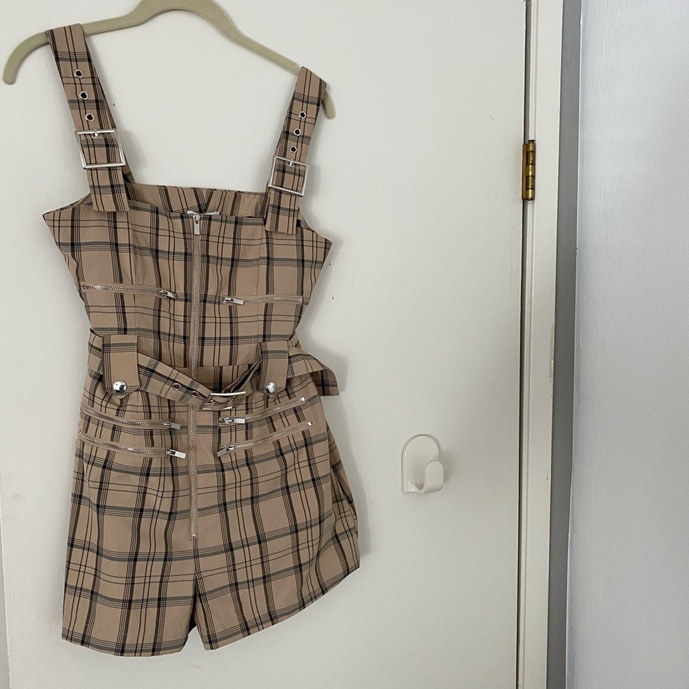 WeWoreWhat Moto Romper